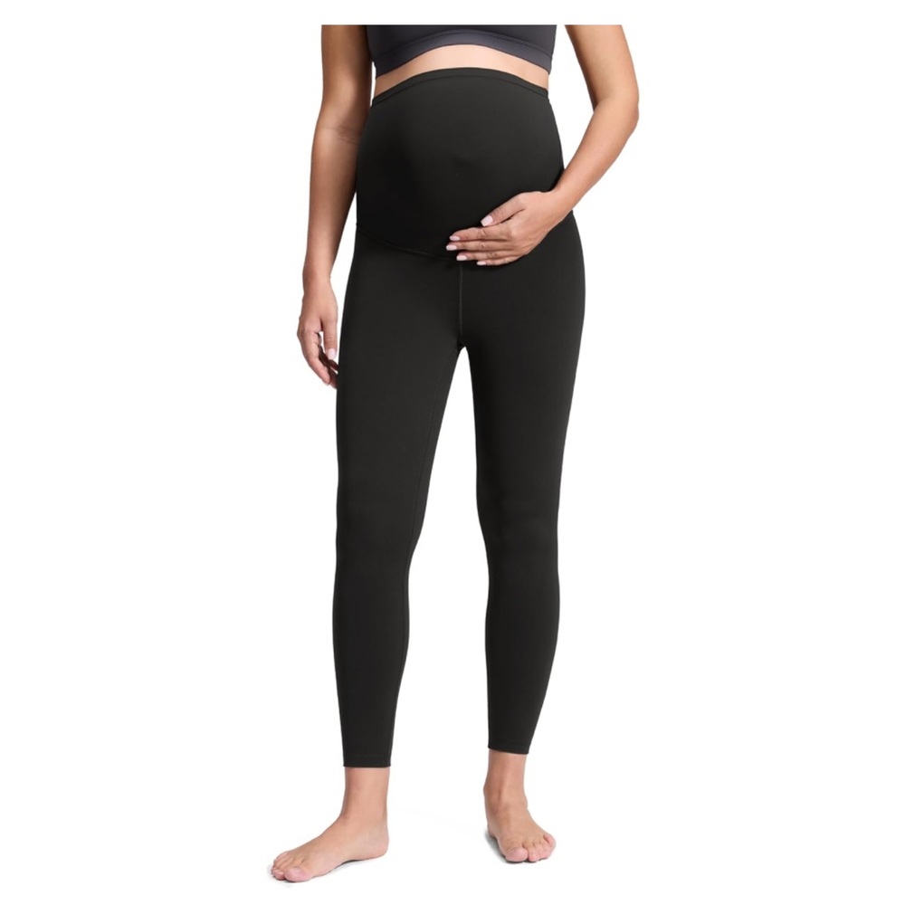 CRZ YOGA Black Maternity Leggings